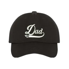 #1 Dad Baseball Hat