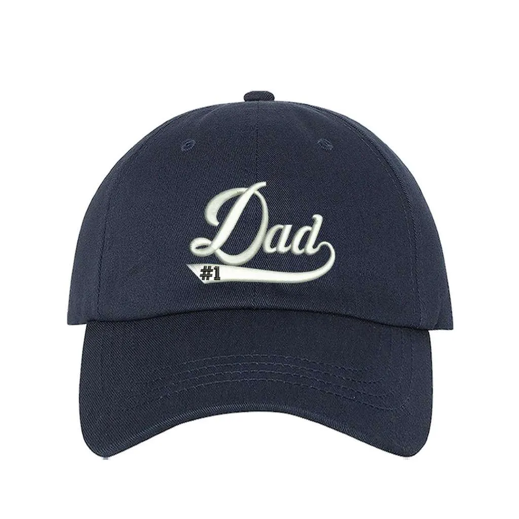 #1 Dad Baseball Hat