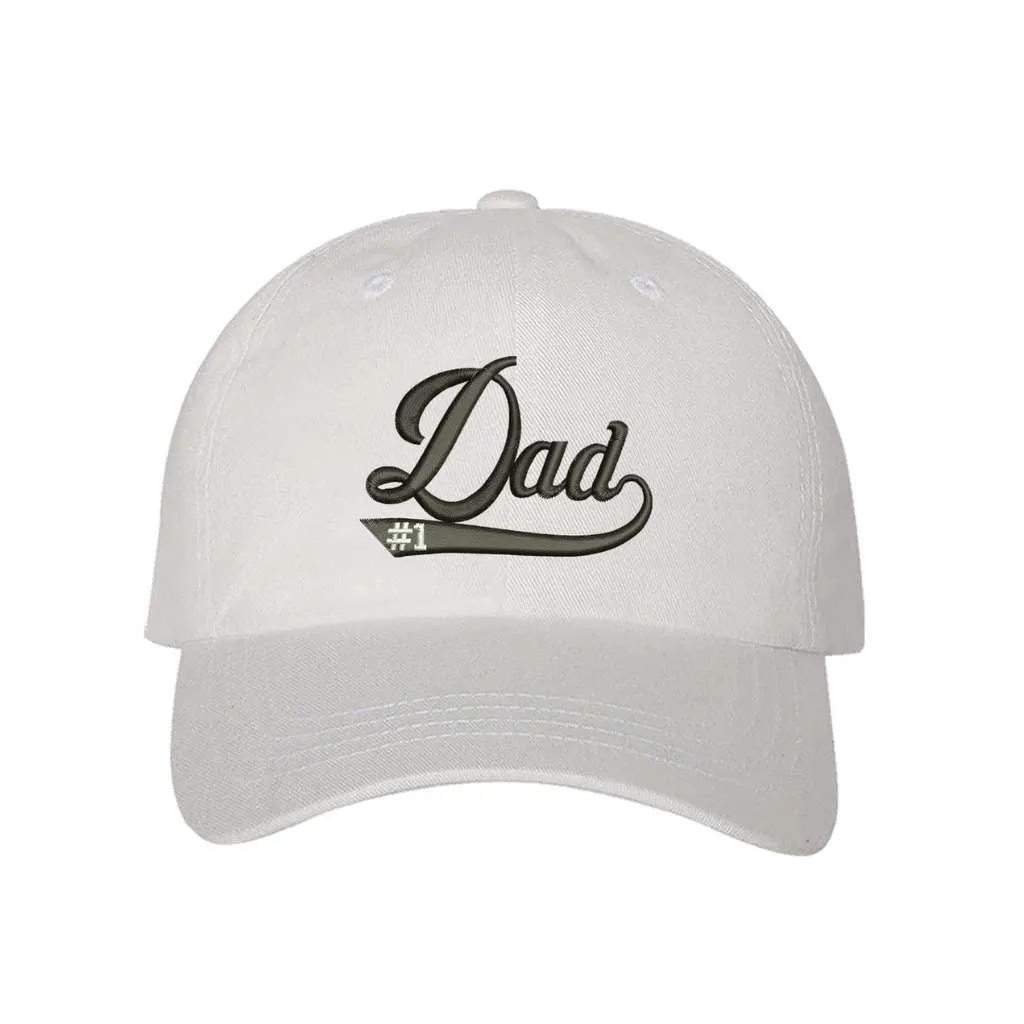 #1 Dad Baseball Hat