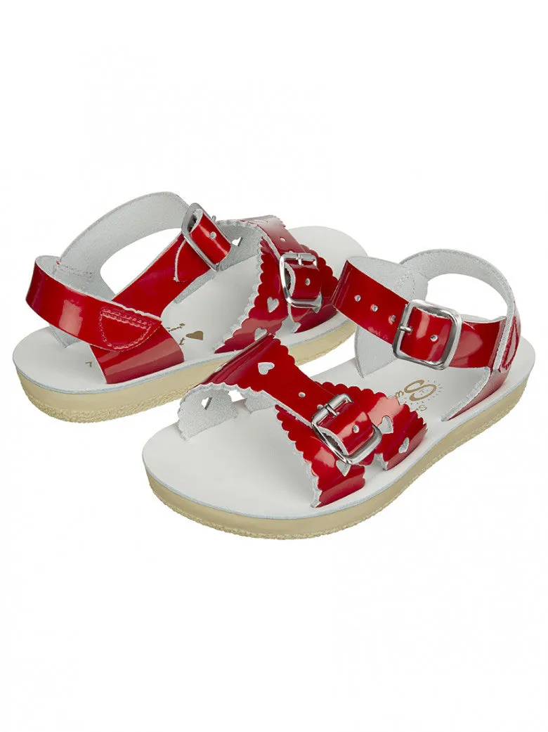 (1424S) Salt-Water Sandal Sweetheart - candy red