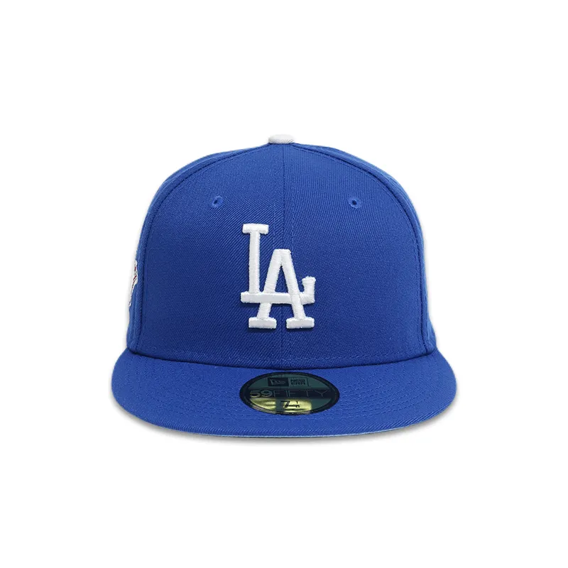 [70584834] New Era MLB LA Dodgers World Series 88' Patch Men's Fitted Hat