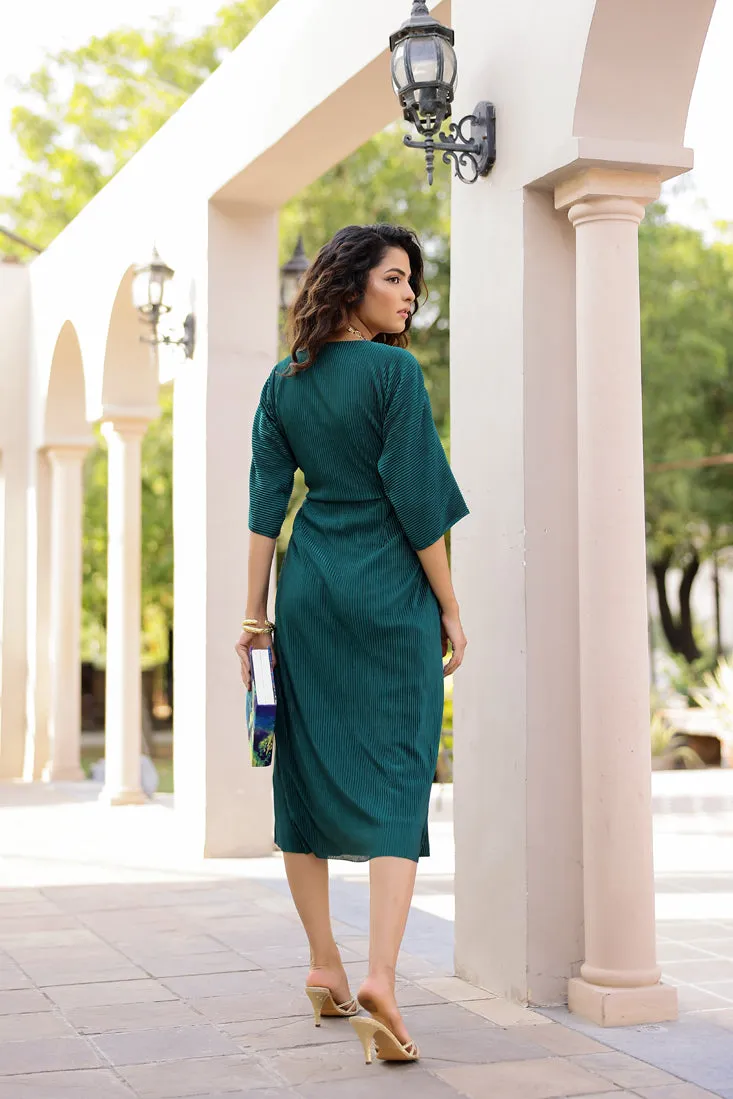 Alora- Free Flow Emerald Midi