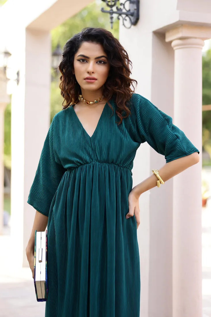 Alora- Free Flow Emerald Midi