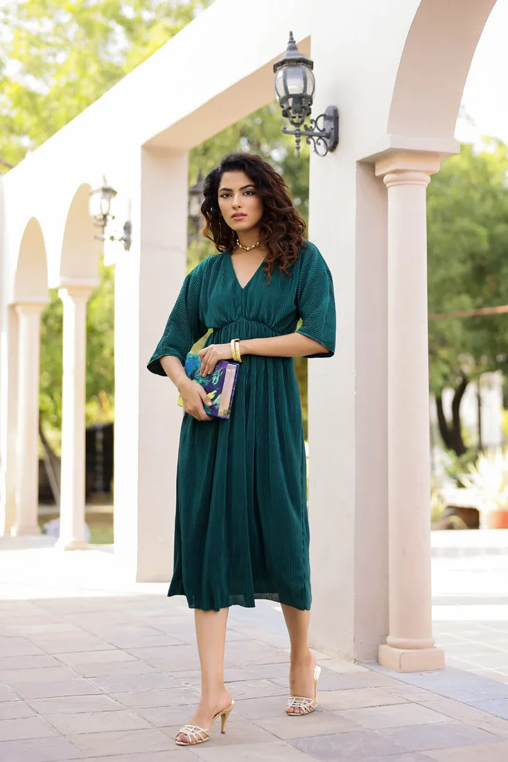 Alora- Free Flow Emerald Midi