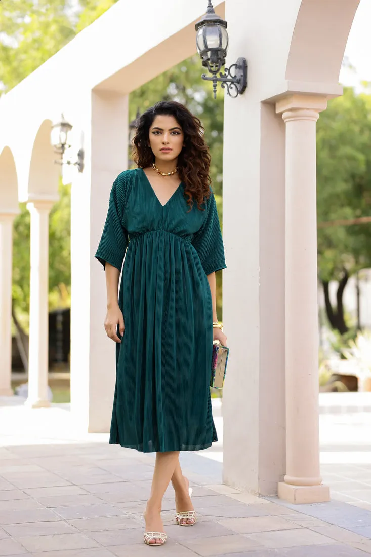 Alora- Free Flow Emerald Midi