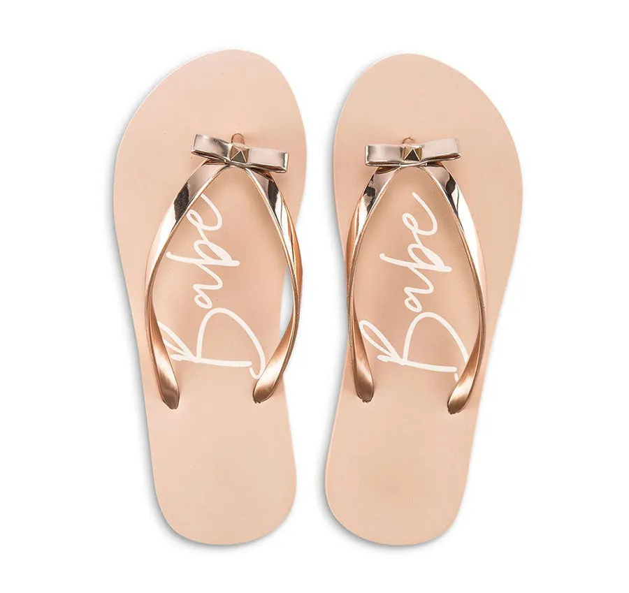 Babe Flip-Flops With Bow