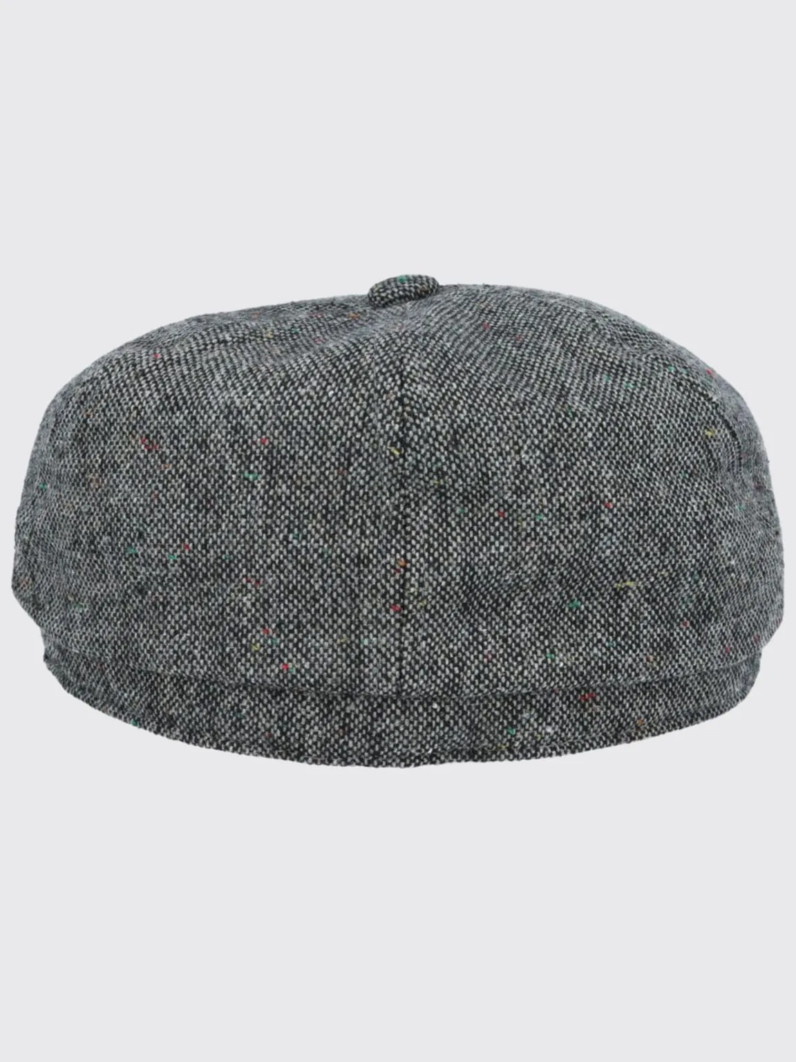 Barucci Elton Wool Blend Donegal Tweed Baker Boy Cap