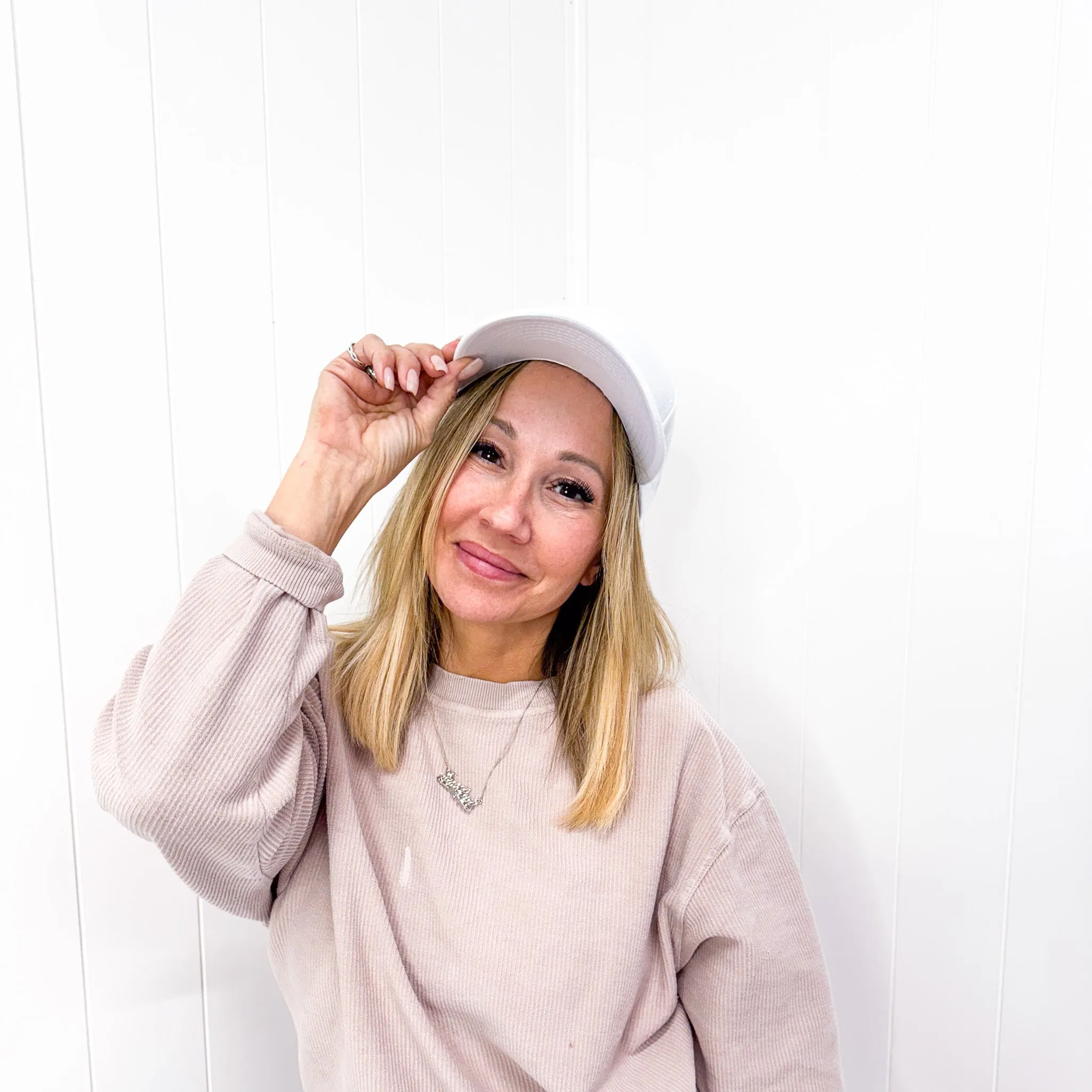 Basic Babe Ball Cap in White