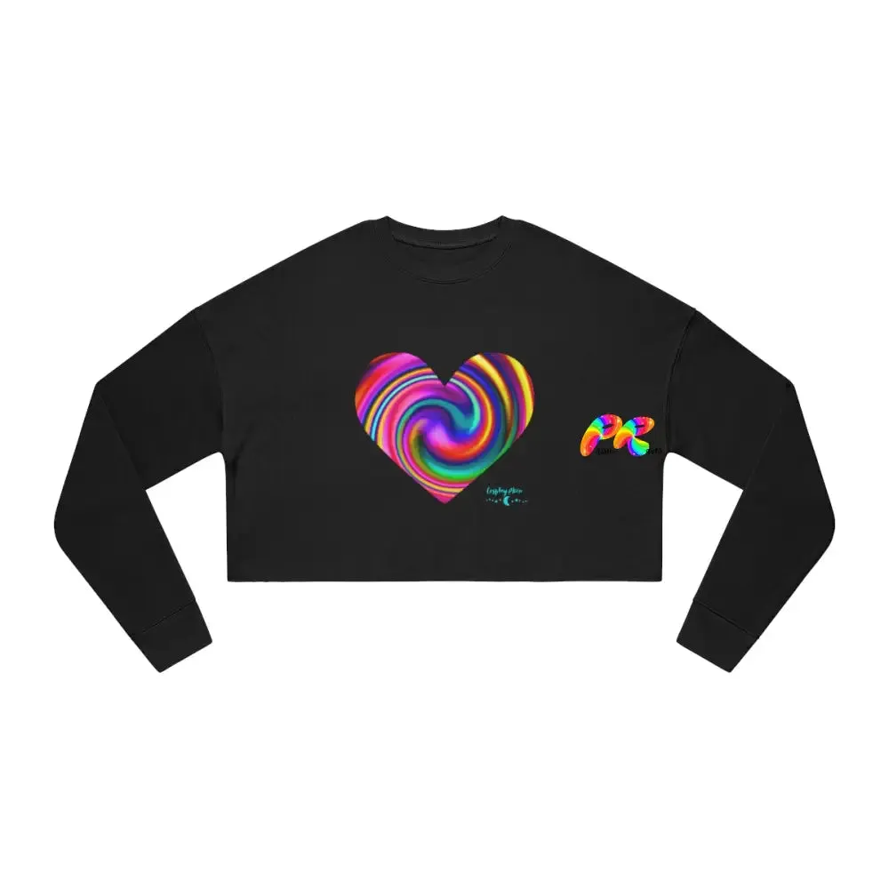 Bright Heart Women's Cropped Sweatshirt