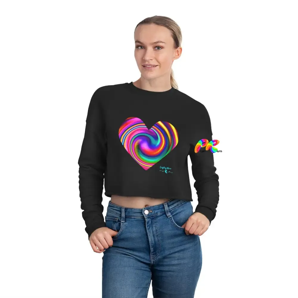 Bright Heart Women's Cropped Sweatshirt