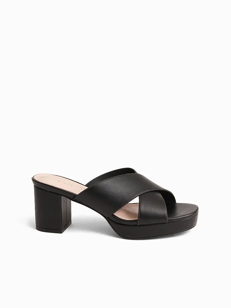 Carlina Heeled Slides