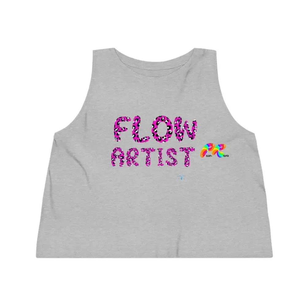 Flow Artist and Heart Flowy Crop Top