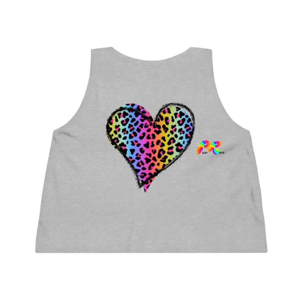 Flow Artist and Heart Flowy Crop Top