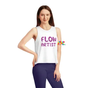 Flow Artist and Heart Flowy Crop Top