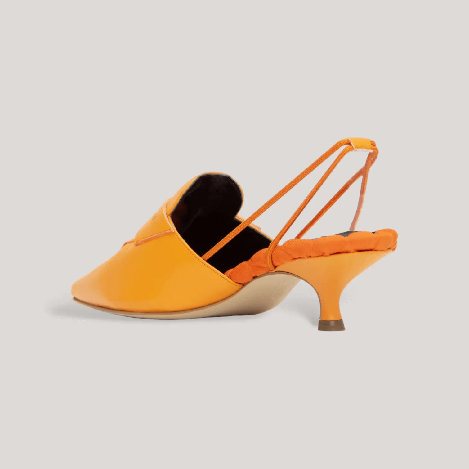 GRACE | Orange Slingback Penny Loafer