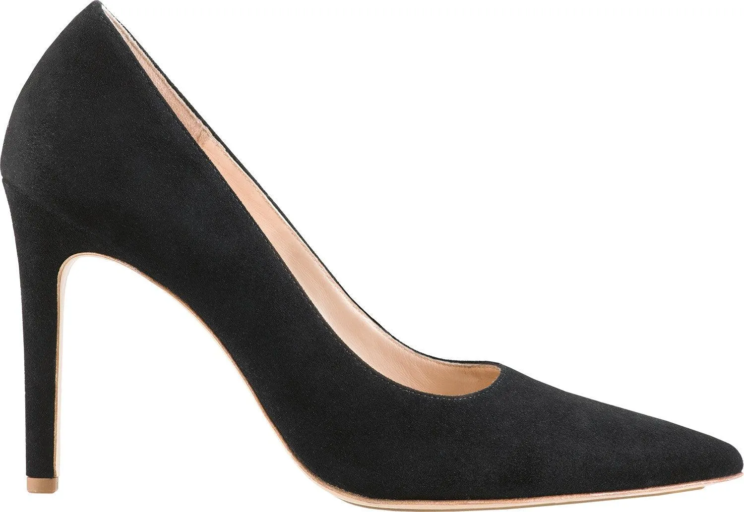 HOGL Black Suede Stiletto Shoe Boulevard