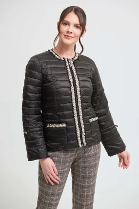 Joseph Ribkoff Embellished Puffer Coat - 213909