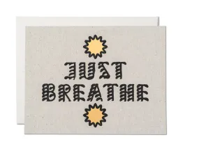 Just Breathe Notecard