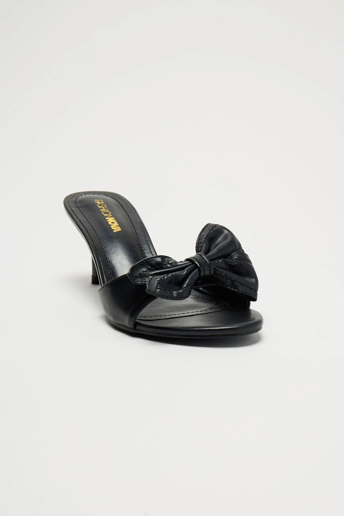 Lets Meet Later Kitten Heels - Black