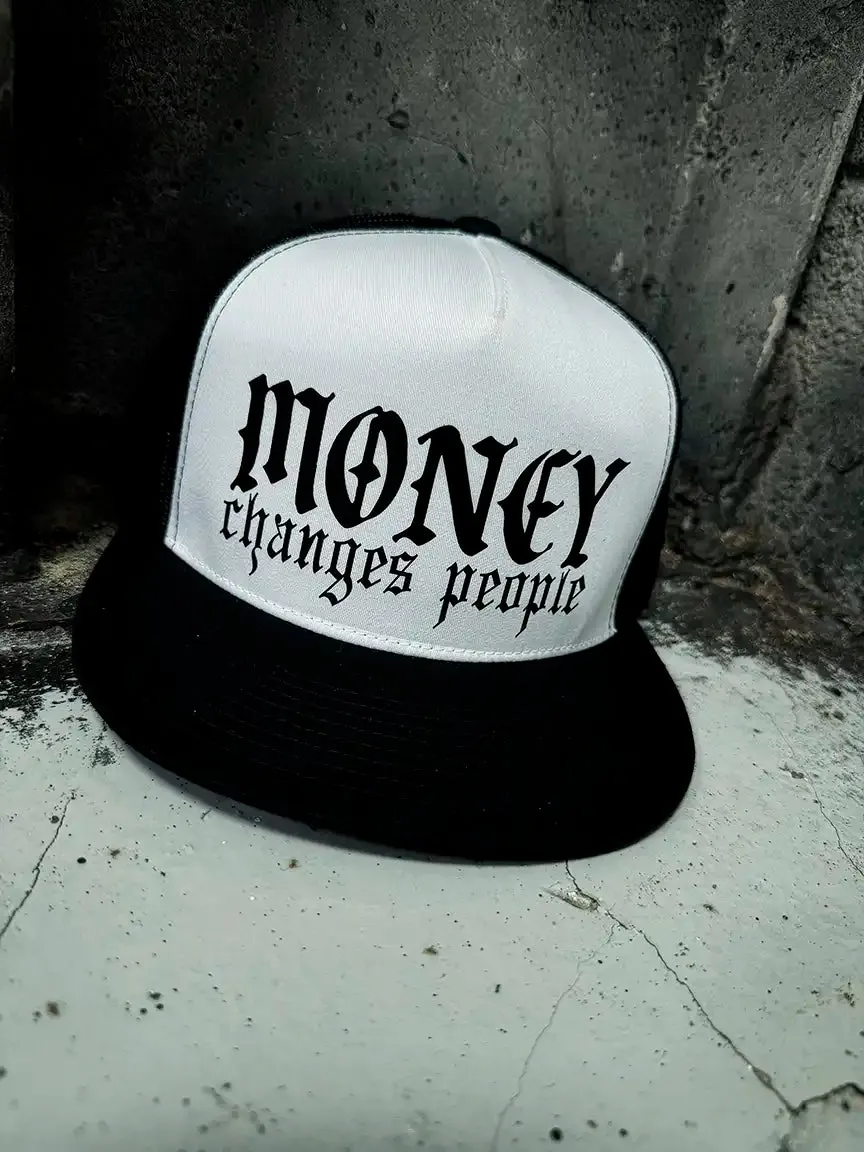 MONEY BLACK & WHITE HAT