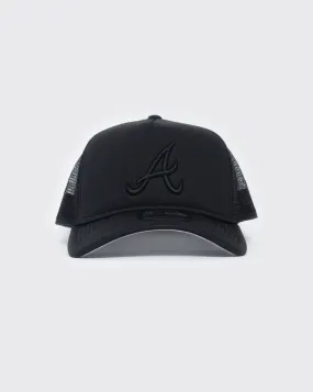 new era 940 aframe atlanta braves trucker