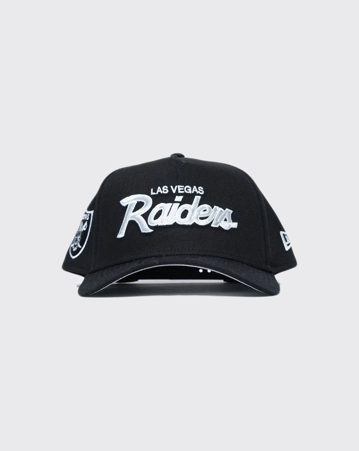 Las Vegas Raiders 940 Script A-Frame New Era Cap