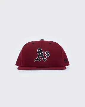 new era 950 oakland athletics dark cherry