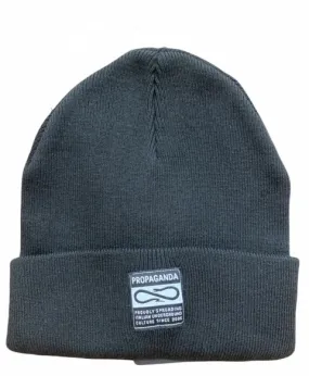 Propaganda Label beanie hat 21FWPRAC658-01 black