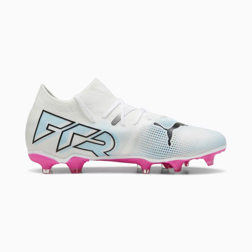 Puma Future 7 Match Womens FG/AG Football Boots (White/Black/Poison Pink)