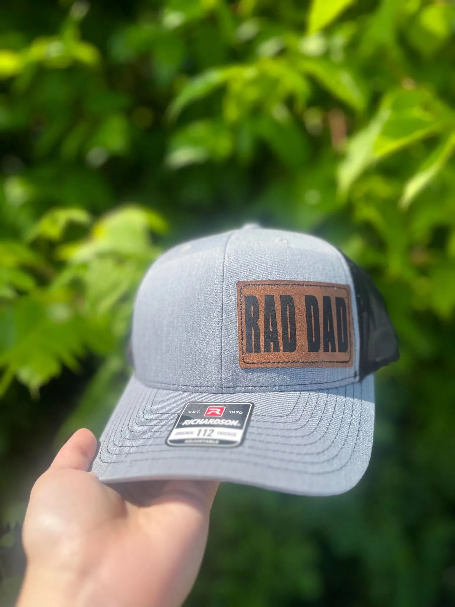 Rad Dad Leather Patch Hat