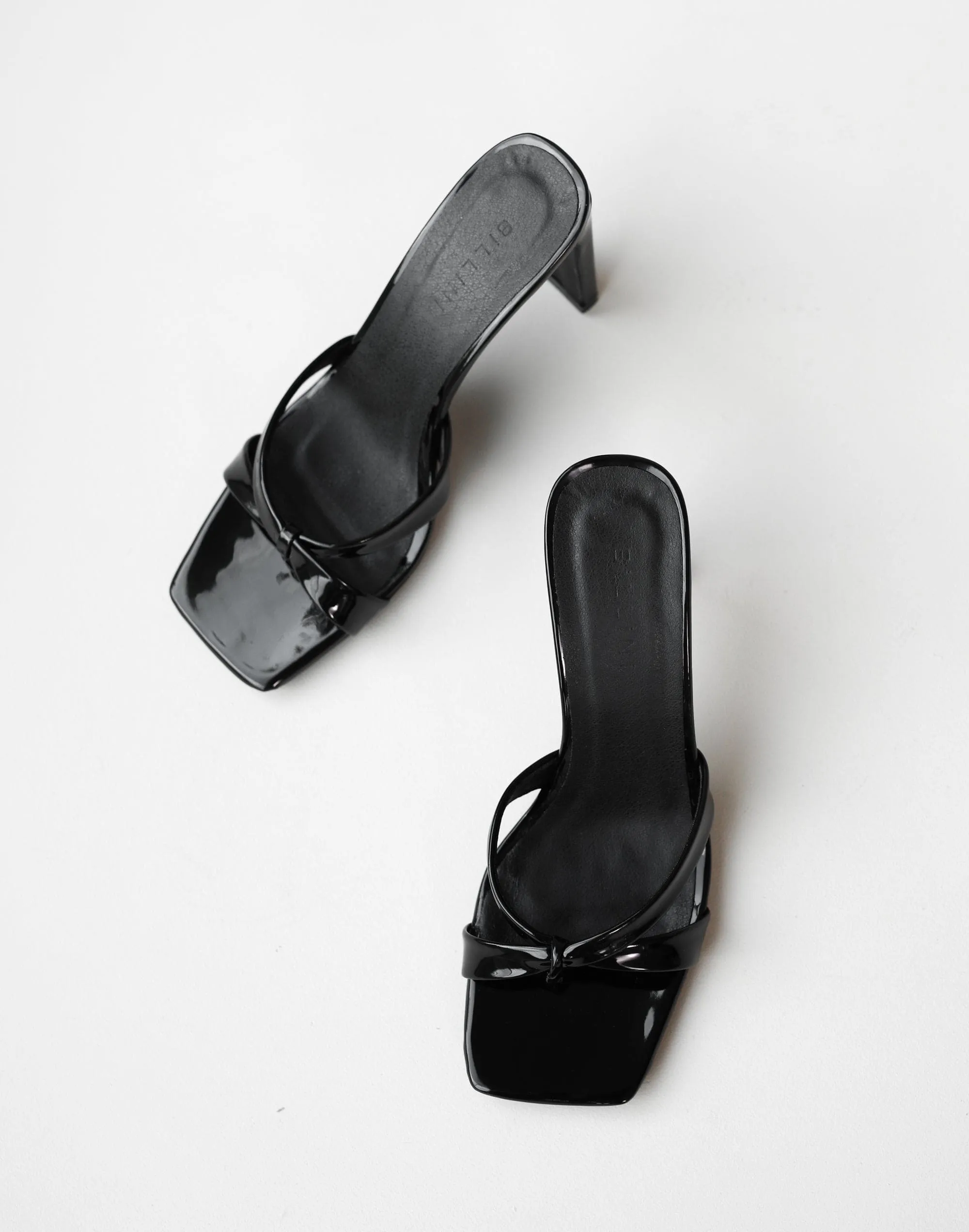 Raylee Heels (Black Patent) - By Billini