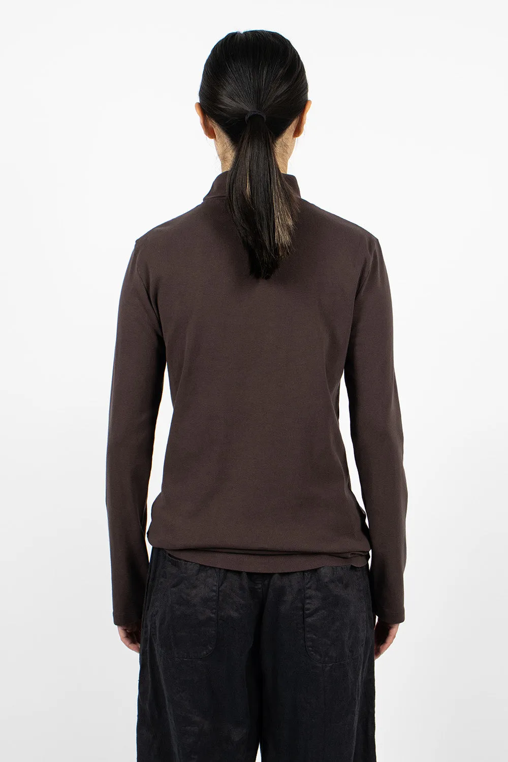 Turtleneck Top Plum