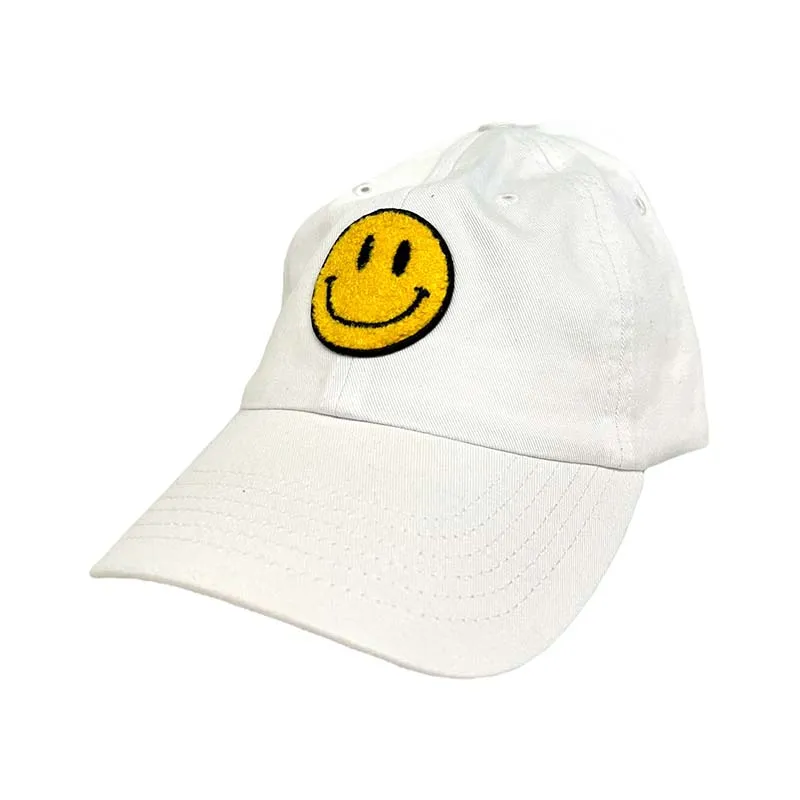 White Smiley Hat